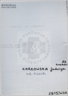 Karłowska Jadwiga