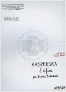 Kasperska Zofia