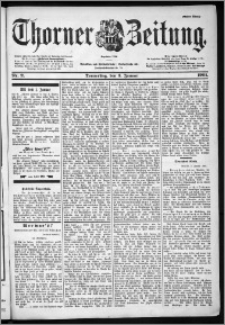 Thorner Zeitung 1901, Nr. 2 Erstes Blatt