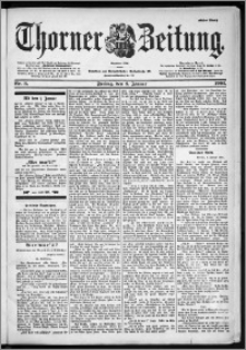 Thorner Zeitung 1901, Nr. 3 Erstes Blatt