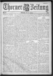 Thorner Zeitung 1901, Nr. 13 Zweites Blatt