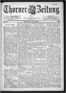 Thorner Zeitung 1901, Nr. 17 Erstes Blatt