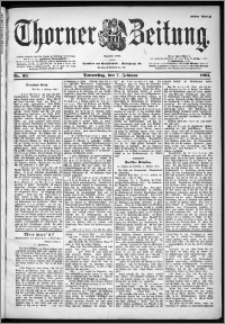 Thorner Zeitung 1901, Nr. 32 Erstes Blatt
