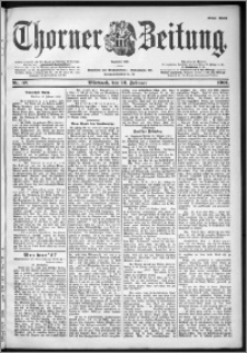 Thorner Zeitung 1901, Nr. 37 Erstes Blatt