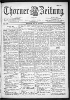Thorner Zeitung 1901, Nr. 43 Erstes Blatt