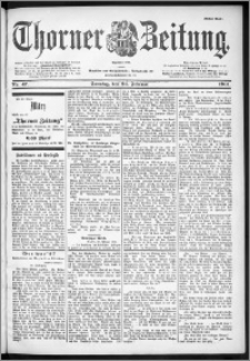 Thorner Zeitung 1901, Nr. 47 Erstes Blatt