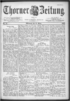 Thorner Zeitung 1901, Nr. 61 Erstes Blatt