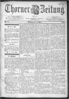 Thorner Zeitung 1901, Nr. 78 Erstes Blatt