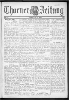 Thorner Zeitung 1901, Nr. 82 Zweites Blatt