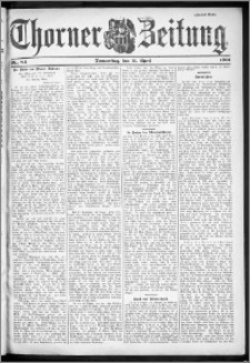 Thorner Zeitung 1901, Nr. 84 Zweites Blatt