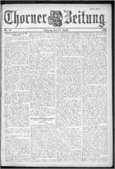 Thorner Zeitung 1901, Nr. 87 Zweites Blatt