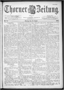 Thorner Zeitung 1901, Nr. 91 Erstes Blatt