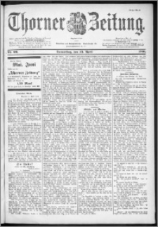 Thorner Zeitung 1901, Nr. 96 Erstes Blatt