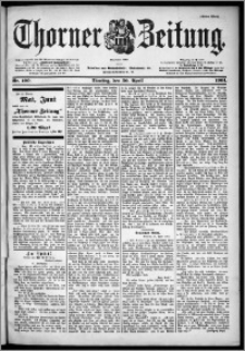 Thorner Zeitung 1901, Nr. 100 Erstes Blatt