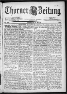 Thorner Zeitung 1901, Nr. 188 Erstes Blatt