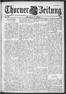 Thorner Zeitung 1901, Nr. 191 Zweites Blatt