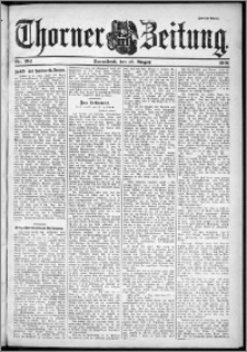 Thorner Zeitung 1901, Nr. 192 Zweites Blatt