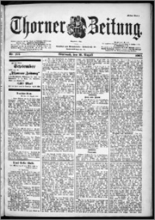 Thorner Zeitung 1901, Nr. 195 Erstes Blatt