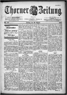 Thorner Zeitung 1901, Nr. 197 Erstes Blatt