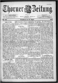 Thorner Zeitung 1901, Nr. 204 Erstes Blatt + Extra Beilage