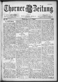 Thorner Zeitung 1901, Nr. 190 Erstes Blatt