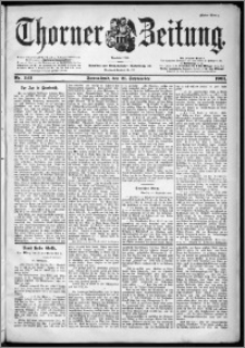 Thorner Zeitung 1901, Nr. 222 Erstes Blatt