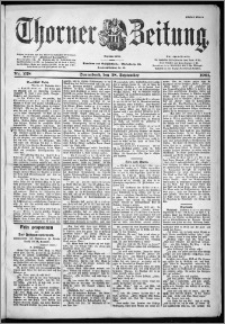 Thorner Zeitung 1901, Nr. 228 Erstes Blatt