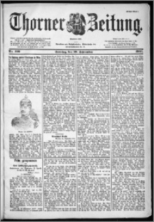 Thorner Zeitung 1901, Nr. 229 Erstes Blatt + Kunftausftellung in Thorn