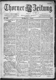 Thorner Zeitung 1901, Nr. 230 Erstes Blatt