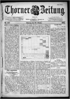 Thorner Zeitung 1901, Nr. 247 Erstes Blatt