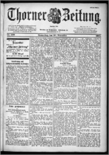 Thorner Zeitung 1901, Nr. 279 Erstes Blatt