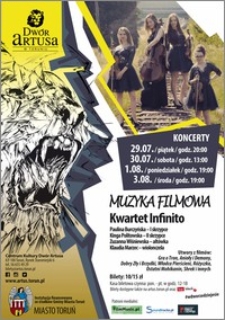 Muzyka filmowa : Kwartet Infinito : koncerty 29.07-3.08.2016