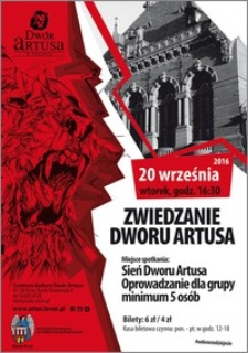 Zwiedzanie Dworu Artusa : 20 września 2016