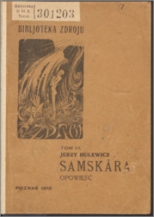 Samskâra : opowieść