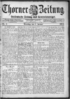 Thorner Zeitung 1904, Nr. 3 + Beilage