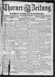 Thorner Zeitung 1904, Nr. 7 + Beilage