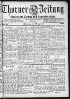 Thorner Zeitung 1904, Nr. 10 + Beilage