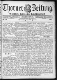 Thorner Zeitung 1904, Nr. 17 + Beilage