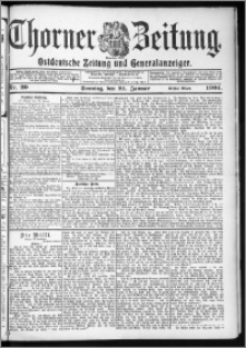 Thorner Zeitung 1904, Nr. 20 Erstes Blatt