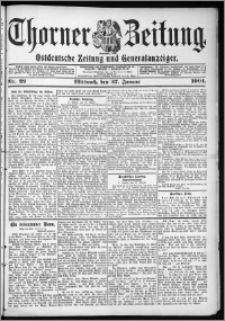Thorner Zeitung 1904, Nr. 22 + Beilage