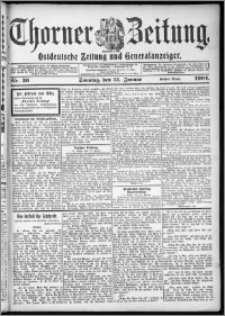 Thorner Zeitung 1904, Nr. 26 Erstes Blatt