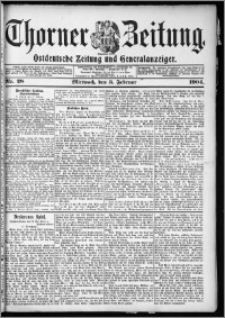 Thorner Zeitung 1904, Nr. 28 + Beilage