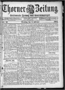 Thorner Zeitung 1904, Nr. 33 + Beilage