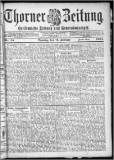 Thorner Zeitung 1904, Nr. 38 Zweites Blatt