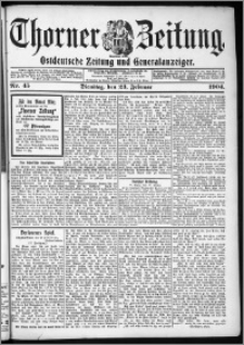 Thorner Zeitung 1904, Nr. 45 + Beilage