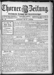 Thorner Zeitung 1904, Nr. 49 + Beilage
