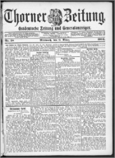 Thorner Zeitung 1904, Nr. 58 + Beilage