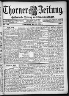 Thorner Zeitung 1904, Nr. 59 + Beilage