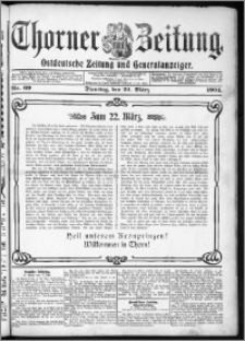 Thorner Zeitung 1904, Nr. 69 + Beilage