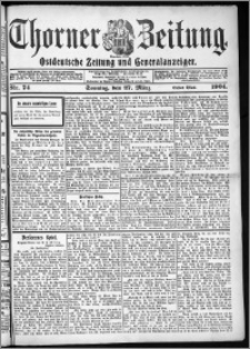 Thorner Zeitung 1904, Nr. 74 Erstes Blatt